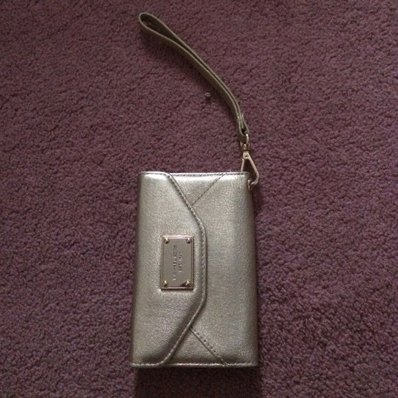 Michael Kors wristlet gold