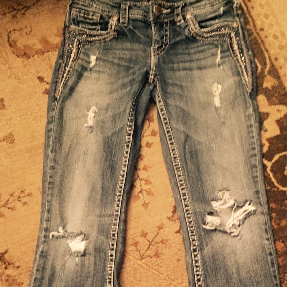 🌟PRICE REDUCED🌟Silver Alko Bootcut jeans