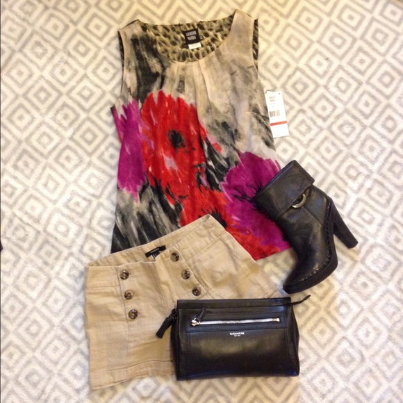 Reversible!! Silk designer sample top. Stunning!