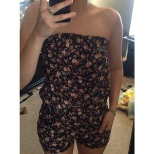 Floral summer romper
