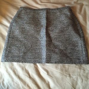 Stitched mini skirt