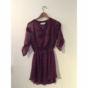 Long Sleeve sheer Dress from Urban Outfitters