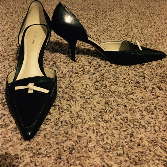 🌟final offer!!!🌟All leather Ann Taylor heels