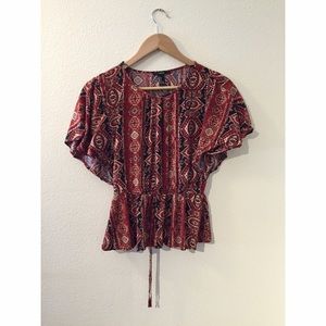 Patterned mandala shirt