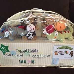 Lambs Ivy Team Safari Musical Mobile