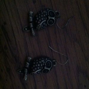 Owl earrings