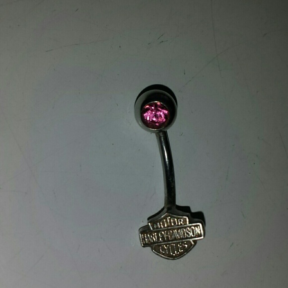 Harley Davidson belly button ring