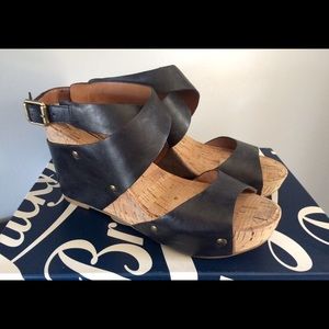 Brand New in box, Lucky Brand Moran wedges, size 7