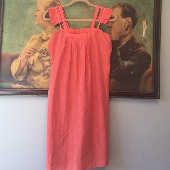 ☀️ Ports1961 persimmon minidress. Size 4