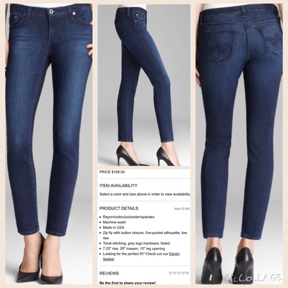 Like New AG The Legging Ankle skinny jeans