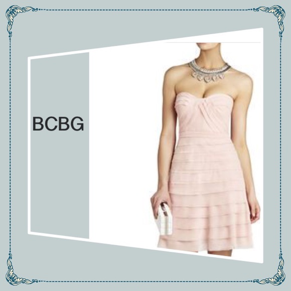 BCBGMAXAZRIA baby pink dress 💞💖🌸🎉🎊