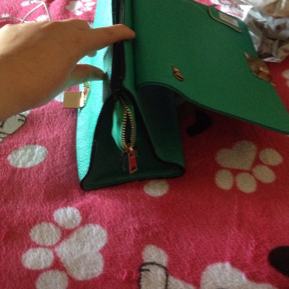 Turquoise satchel - Picture 3 of 3