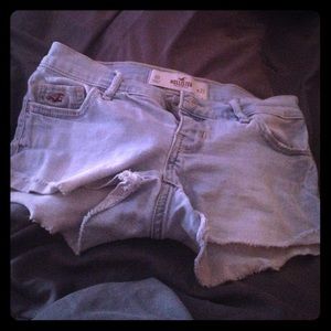 hollister denim shorts