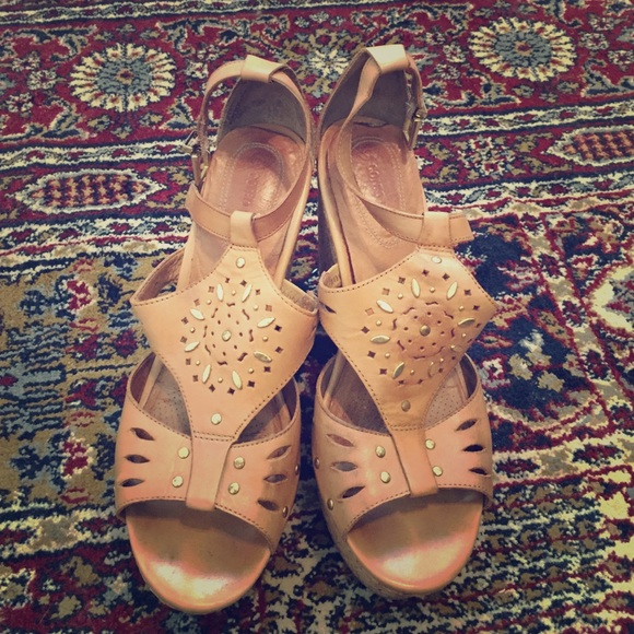 Corso Como cork platform wedges