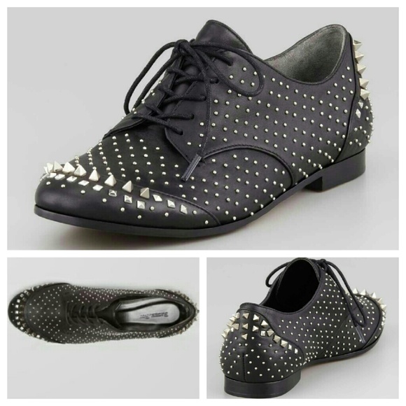 Rachel Roy Greer studded leather oxfords