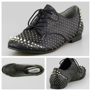 Rachel Roy Greer studded leather oxfords