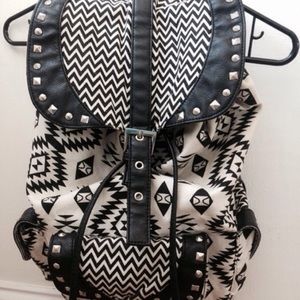 Aztec print bag