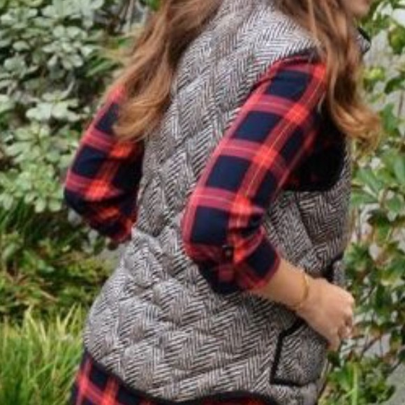 J. Crew herringbone vest