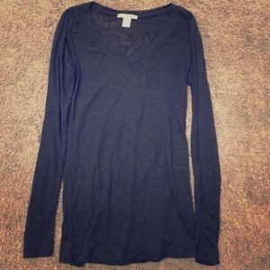 black long sleeve shirt