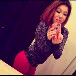 black sparkly sweater