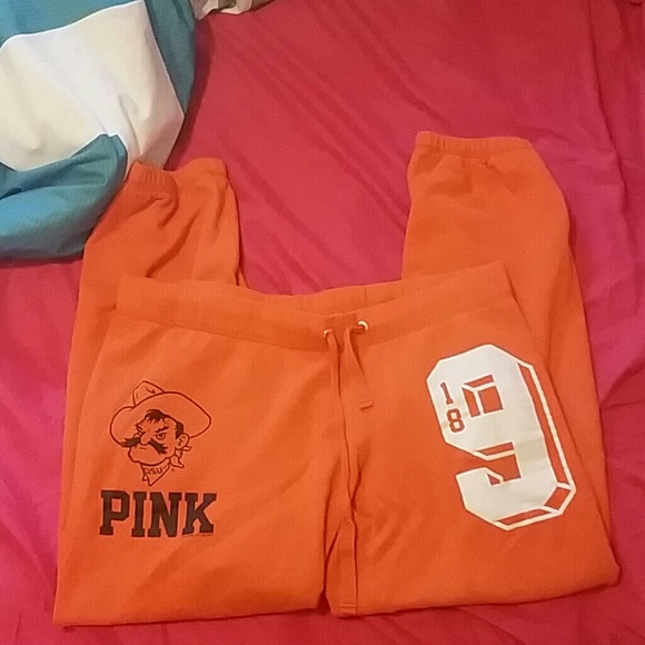 VS orange sweat pants