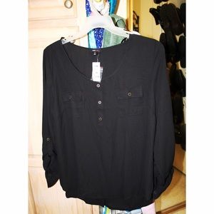Black Top! Super Cute! Perfect Condition! 2XL
