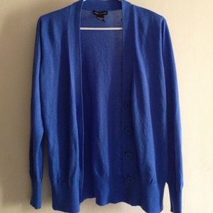 Blue cardigan