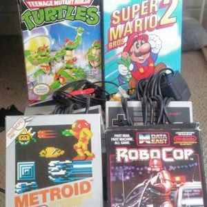 NES WITH ORIGINAL GAMES IN BOX