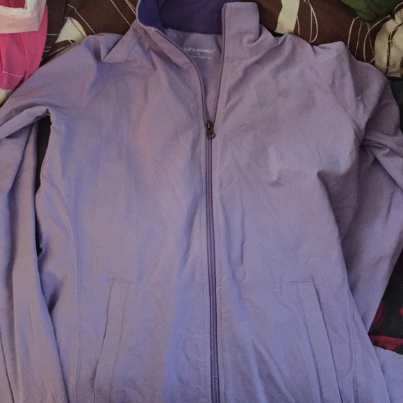 Purple workout jacket