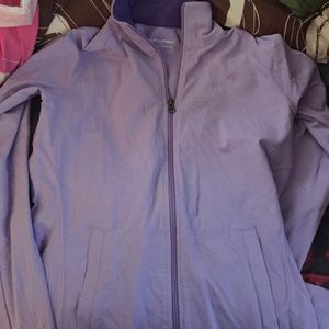 Purple workout jacket