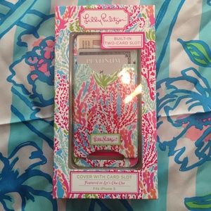 New! iphone cover w/ card slot in Let's cha cha!