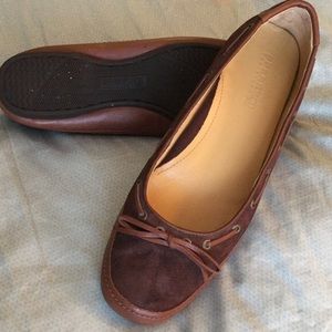 Sperry Top-Sider Brown Leather Flats