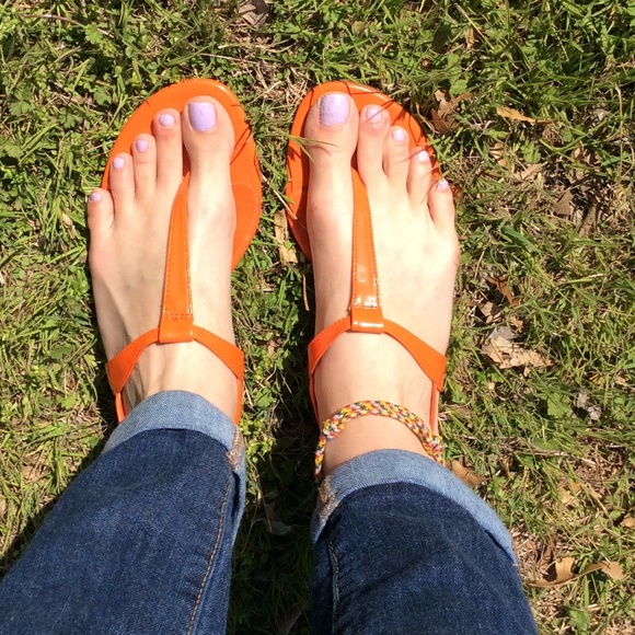 Orange Sandals