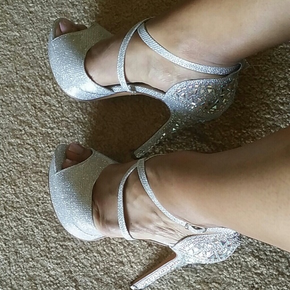 Jewel Encrusted Heels