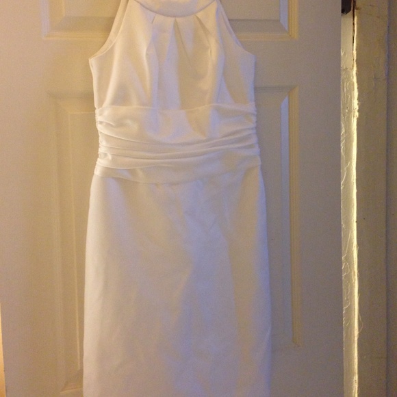 David's bridal short wedding dress size 6