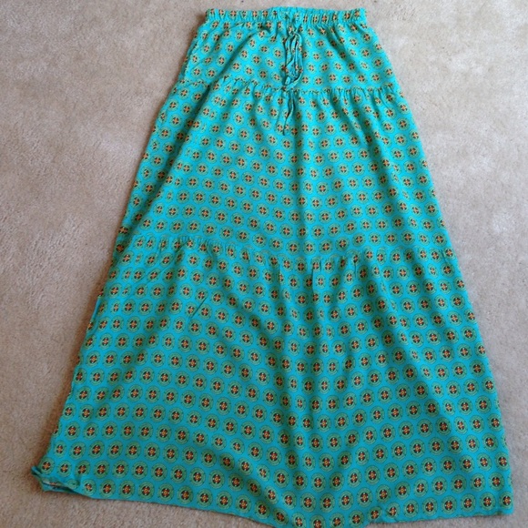 Colorful maxi skirt