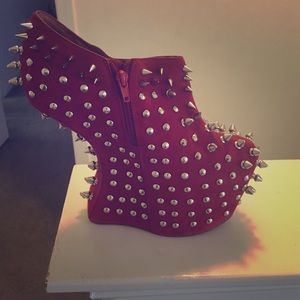 Jeffery Campbell spiked Cut out heel