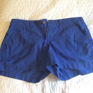 Blue shorts
