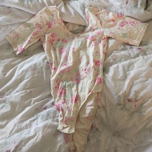 Floral jump suit