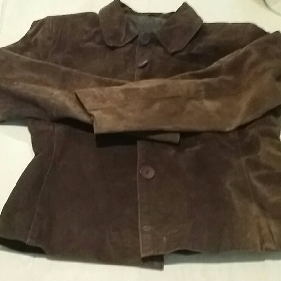 BROWN SUEDE JACKET