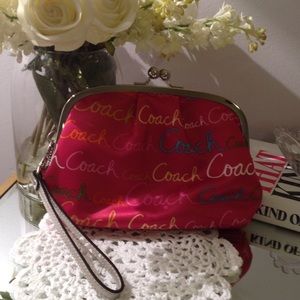 Coach wristlet purse