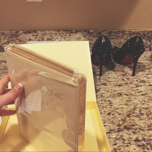 2015 Planner - Ivory French Goatskin Leather