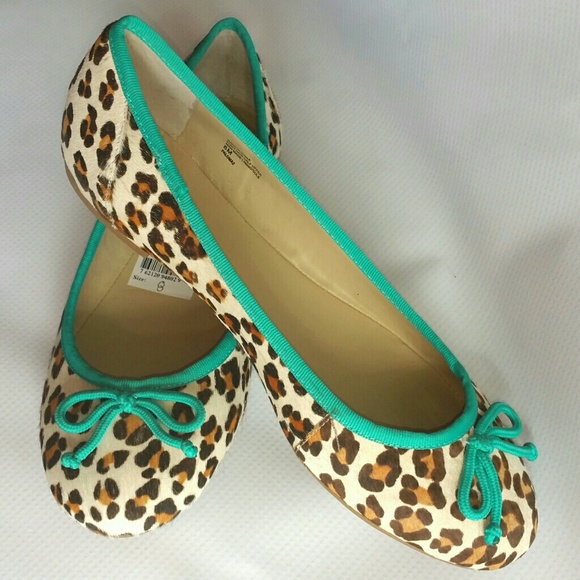 Animal print flats