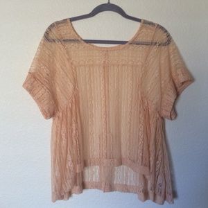 Free People Lace Top