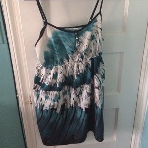 Urban Outfitters Paint Patterned Summer Dress