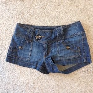 Op denim shorts