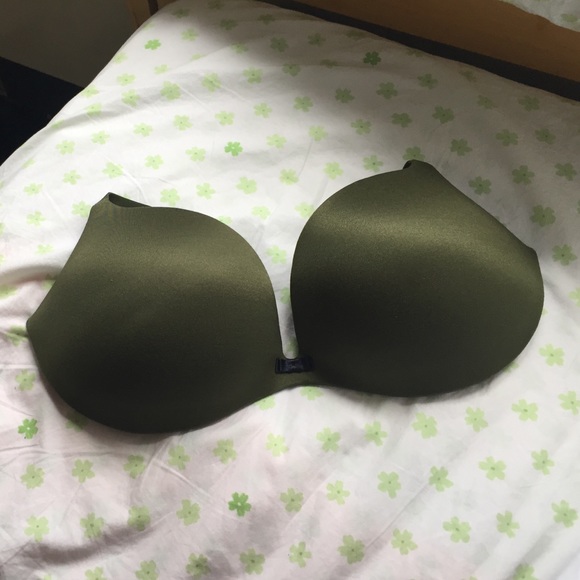 Gorgeous Army Green Victoria's Secret 'Plunge' Bra