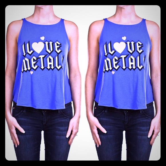 WILDFOX "I Love Metal" Tank