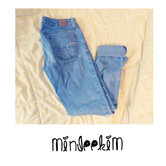 Light skinny jeans