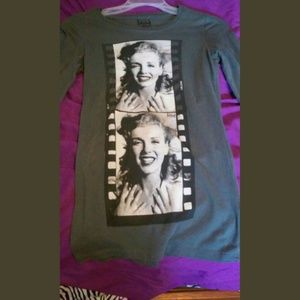 Marilyn Monroe long sleeve t-shirt.